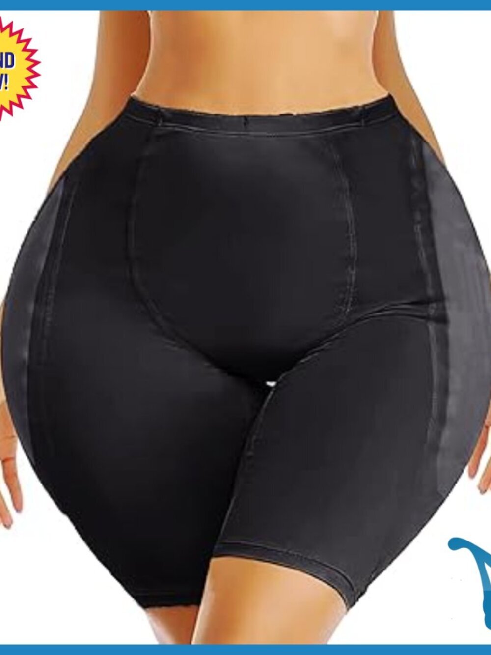 Padded Shapewear Butt Lifter Hip Enhancer Control Panties Size Large